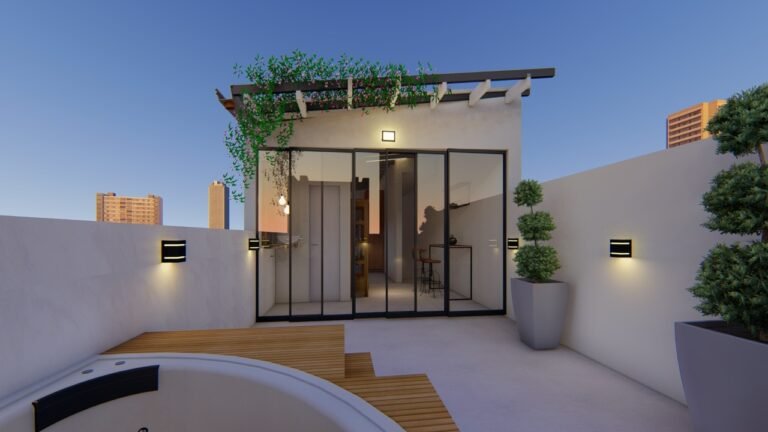 vista externa cobertura